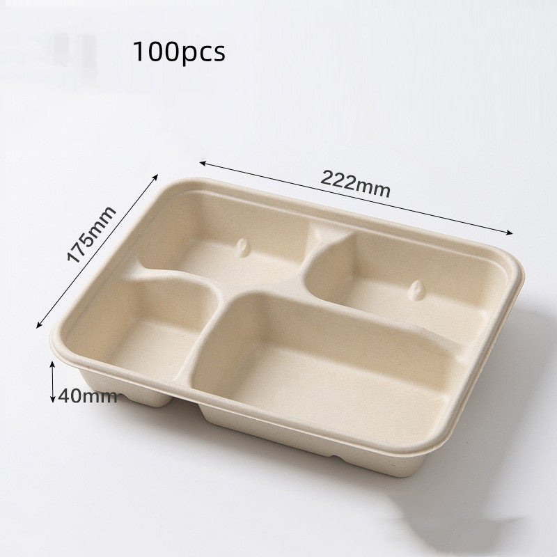 Eco-Friendly Biodegradable Compartmentalized Trays for Sustainable Living