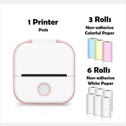 Compact Eco-Friendly Portable Label Printer for Home Organization