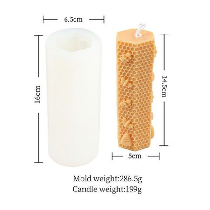 Natural Beeswax Candles - Eco-Friendly, Long-Lasting, Non-Toxic