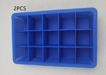 Eco-Friendly Silicone Ice Cube Tray - Durable & Reusable