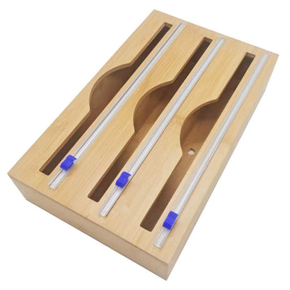 Eco-Friendly Bamboo Drawer Organizer with Adjustable Dividers