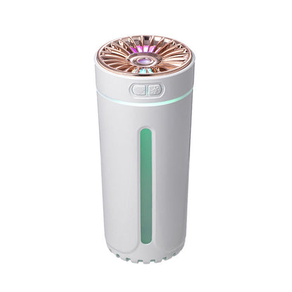 Portable Car Humidifier with Blue LED Light - Enhance Air Quality On-the-Go