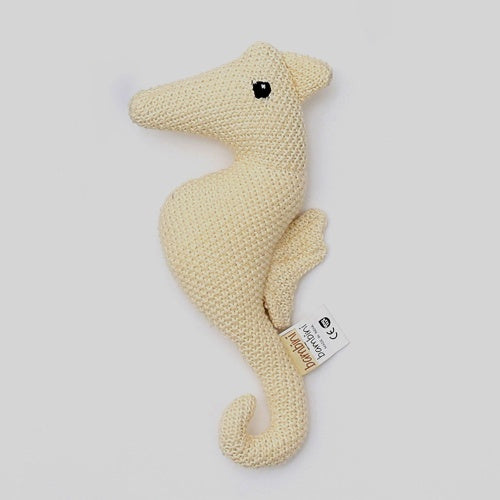 Eco-Friendly Knitted Seahorse Plush Toy - Sustainable Comfort for Kids