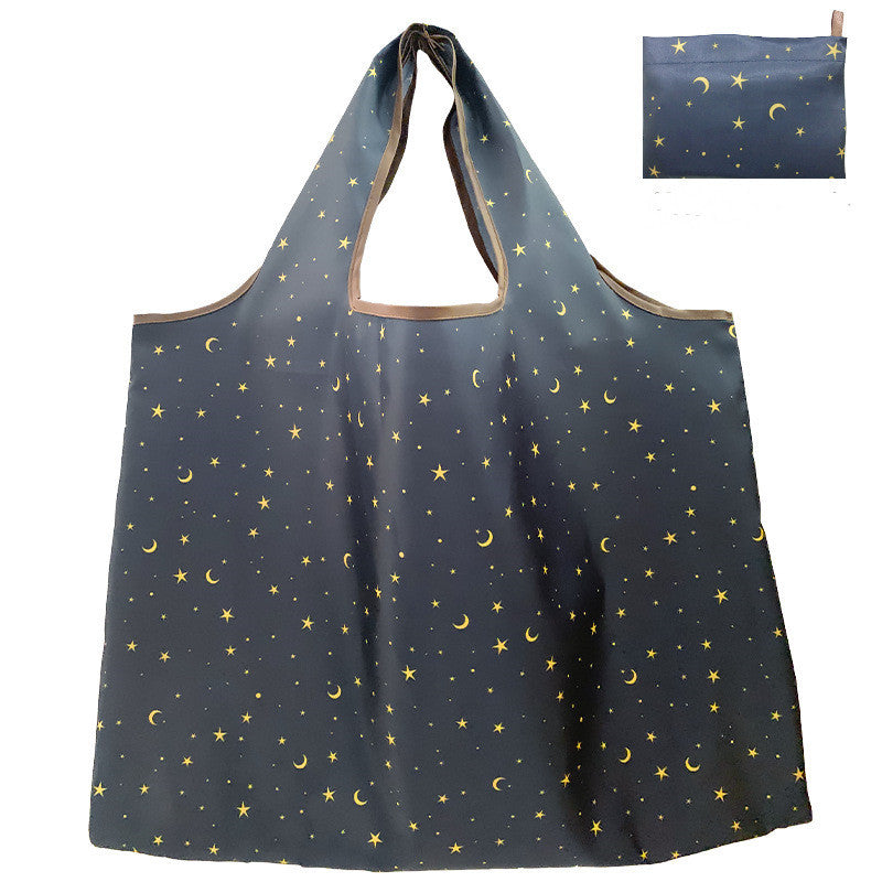 Eco-Friendly Reusable Shopping Bag - Durable Floral Tote for Groceries
