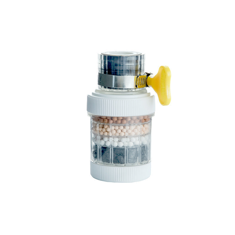 Water-Saving Faucet Water Filter with Replaceable Beads