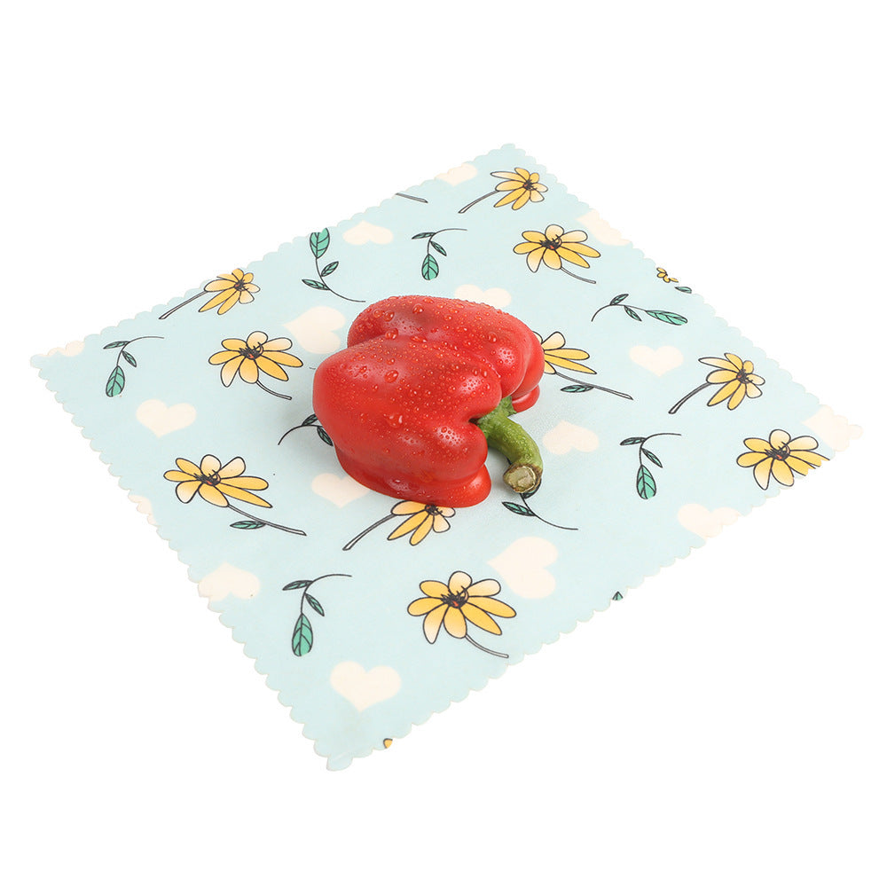 Multicolored Reusable Beeswax Food Wraps for Eco-Friendly Storage