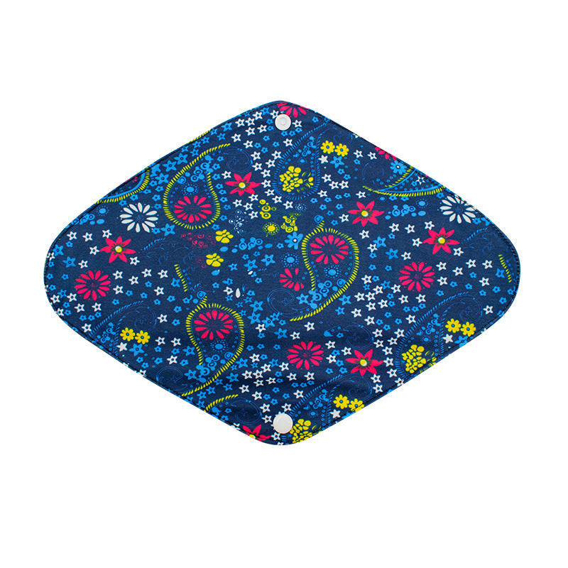 Eco-Friendly Reusable Cloth Menstrual Pads - Multicolored Patterns