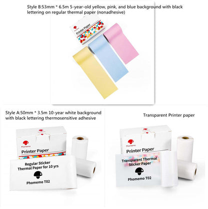 Compact Eco-Friendly Portable Label Printer for Home Organization