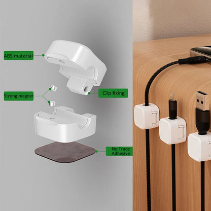 Magnetic Cable Organizer - Eco-Friendly Cable Management Tool