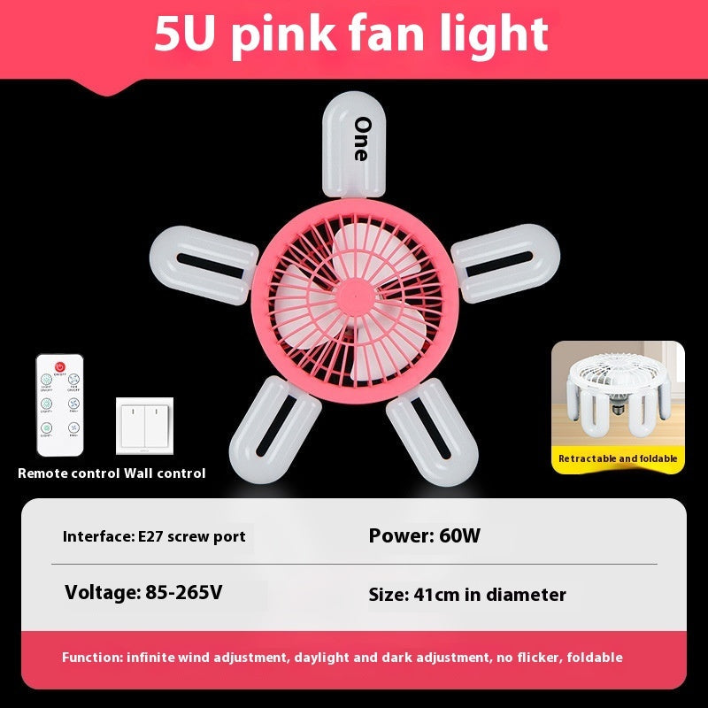 Energy-Efficient LED Ceiling Fan with Air Circulation