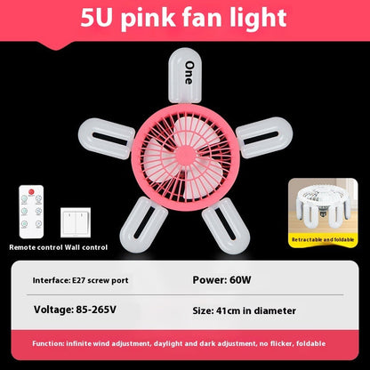 Energy-Efficient LED Ceiling Fan with Air Circulation