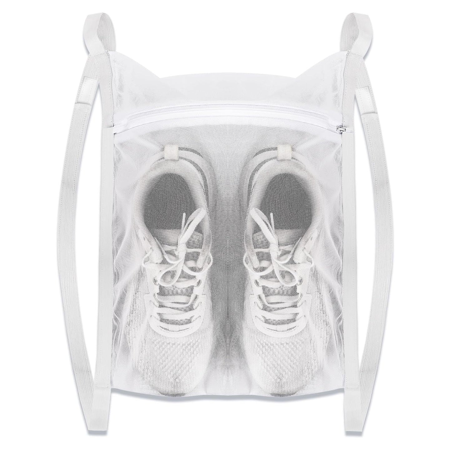 Eco-Friendly Mesh Laundry Bag with Zipper Closure