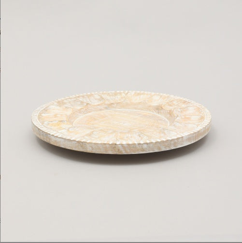 Eco-Friendly Round Wooden Soap Dish - Sustainable Bathroom Accessory