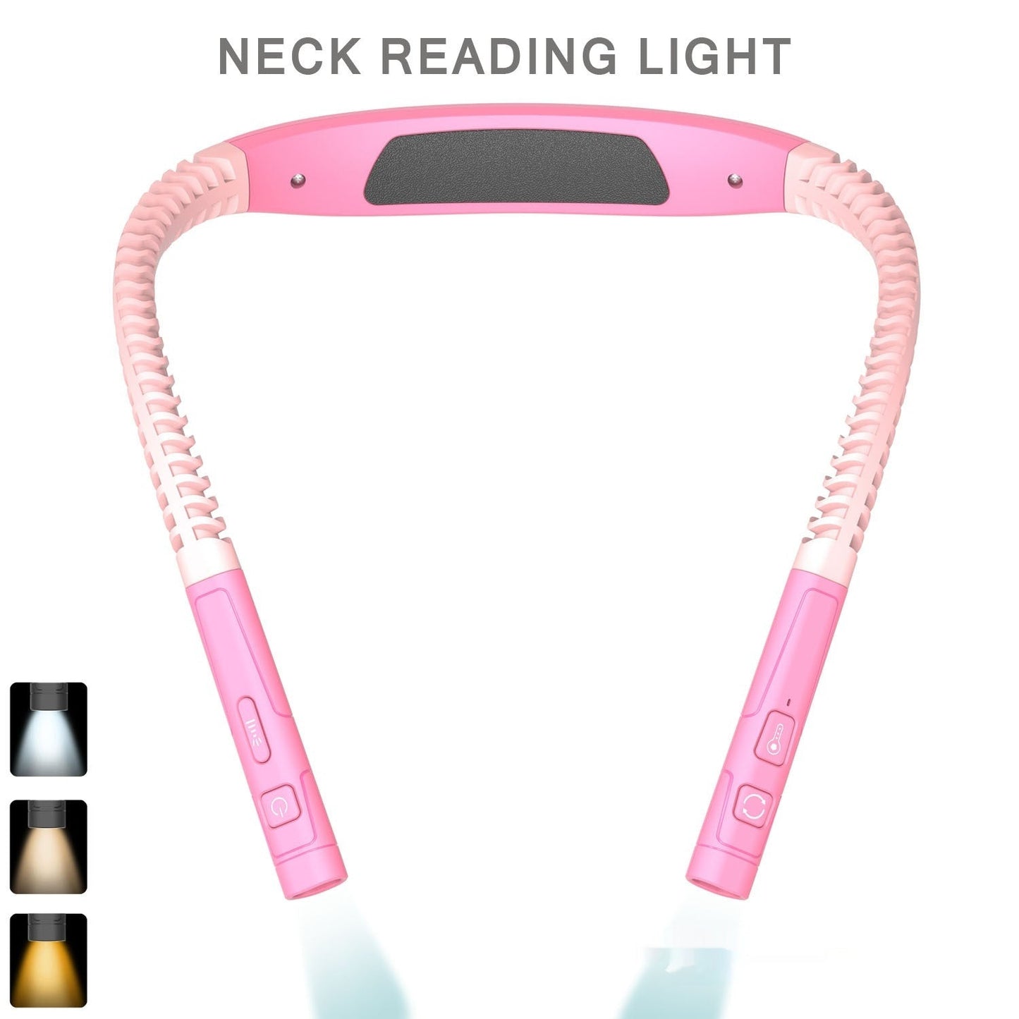 Hands-Free Rechargeable Neck Reading Light - Flexible LED Wearable