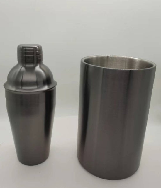 Sustainable Stainless Steel Cocktail Shaker Set - Eco-Friendly Barware