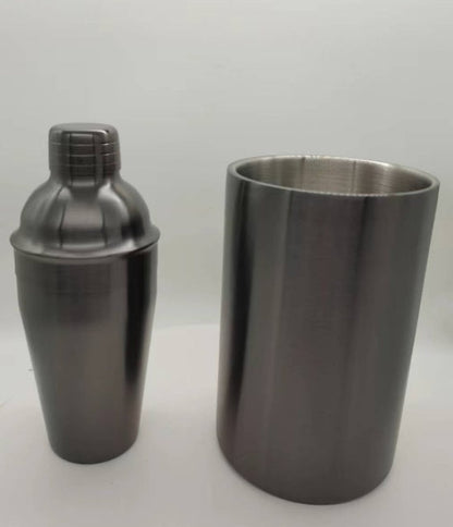 Sustainable Stainless Steel Cocktail Shaker Set - Eco-Friendly Barware