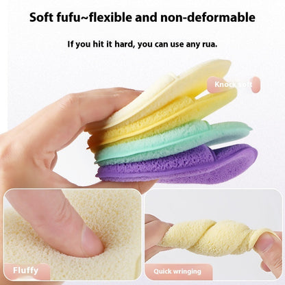 Reusable Face Wash and Makeup Remover Sponge - Eco-Friendly Oval Foam