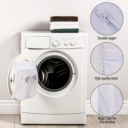 Eco-Friendly Mesh Laundry Bag with Zipper Closure