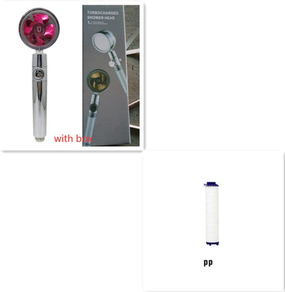 Water-Saving Handheld Shower Head with 360° Rotation and Adjustable Angles