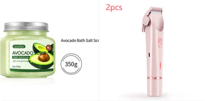 Rechargeable Pink Electric Hair Trimmer for Eco-Friendly Grooming