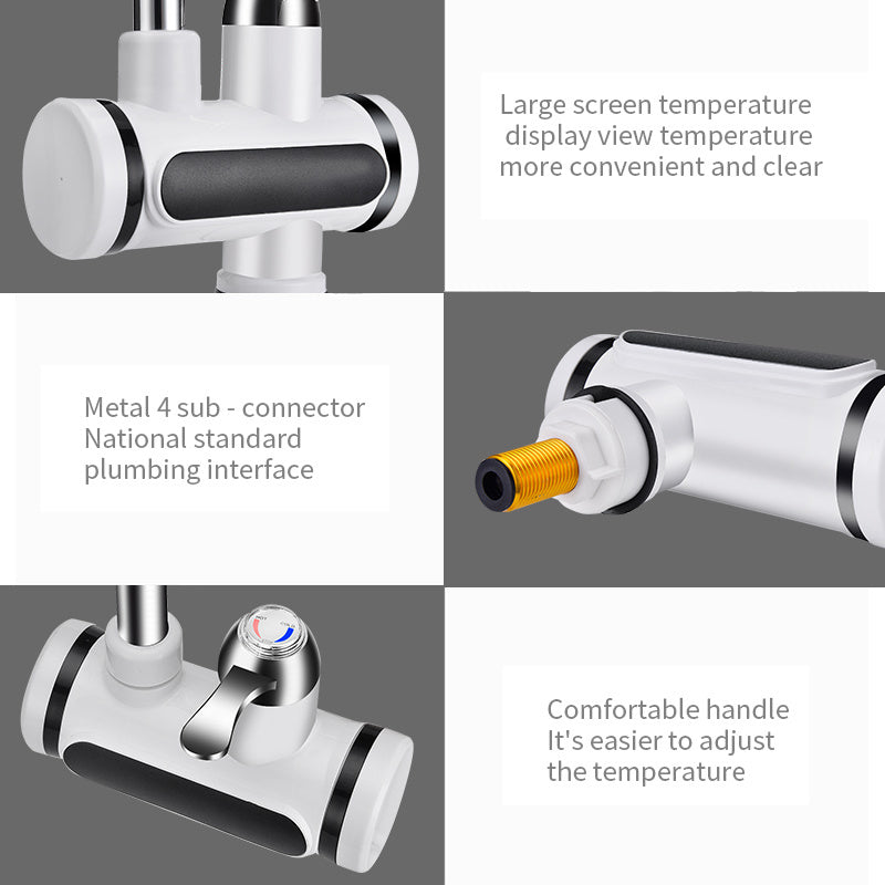 Instant Electric Water Heater Faucet - Energy Efficient, Water-Saving, Digital Display