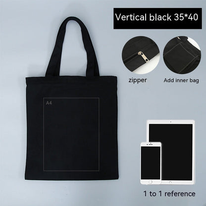 Eco-Friendly Reusable Tote Bags - Sustainable Cotton Canvas Shopping Bags