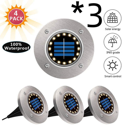 Solar-Powered Ground Lights for Eco-Friendly Outdoor Illumination