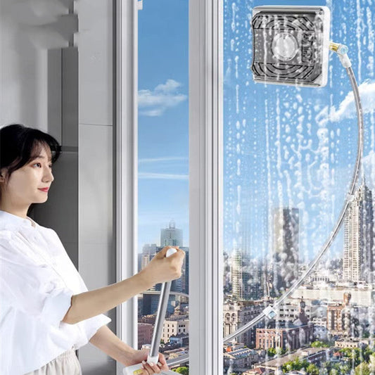 Eco-Friendly Reusable Window Cleaning Tool with Water-Saving Design