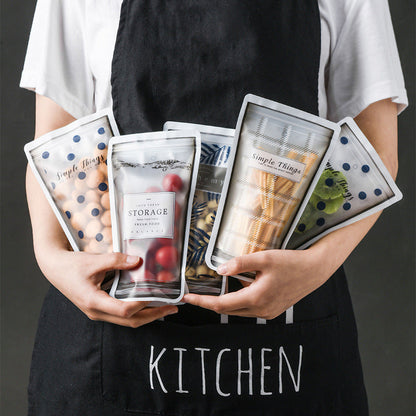 Eco-Friendly Reusable Silicone Storage Bags - Sustainable Food Storage Solution