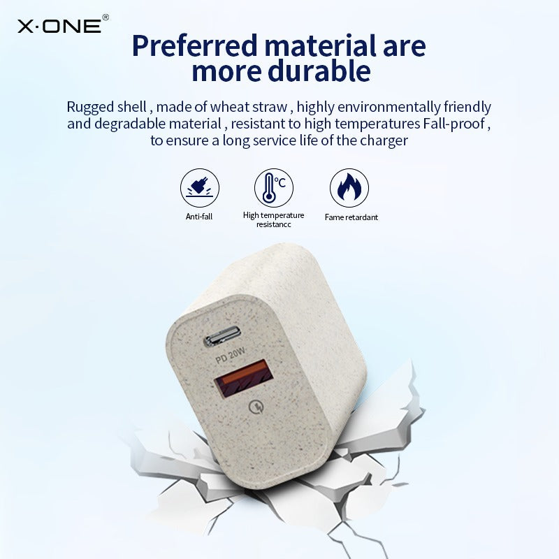 Universal Eco-Friendly USB & Type-C Charger