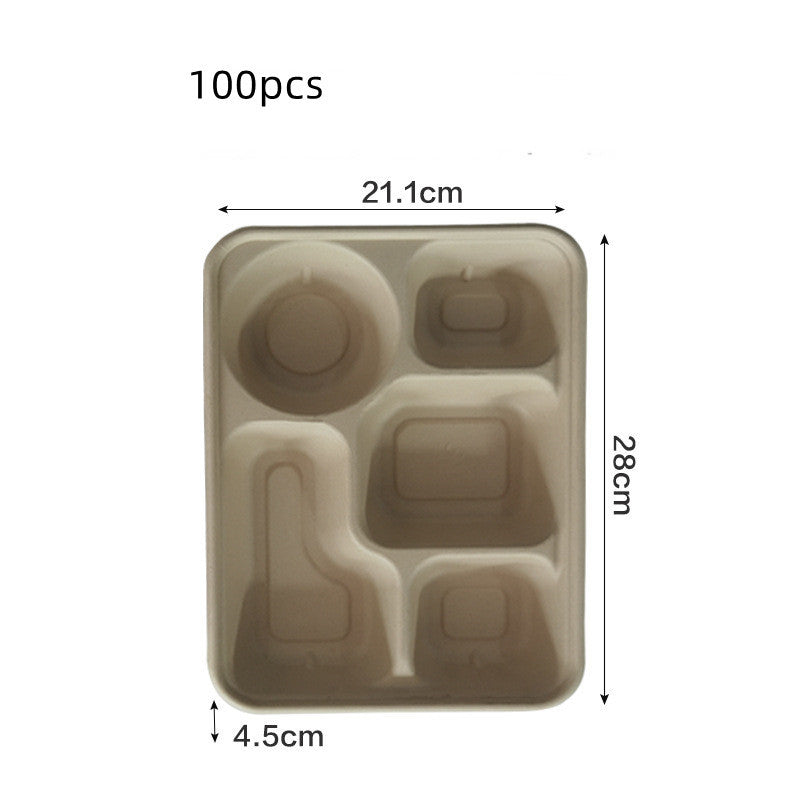 Eco-Friendly Biodegradable Compartmentalized Trays for Sustainable Living
