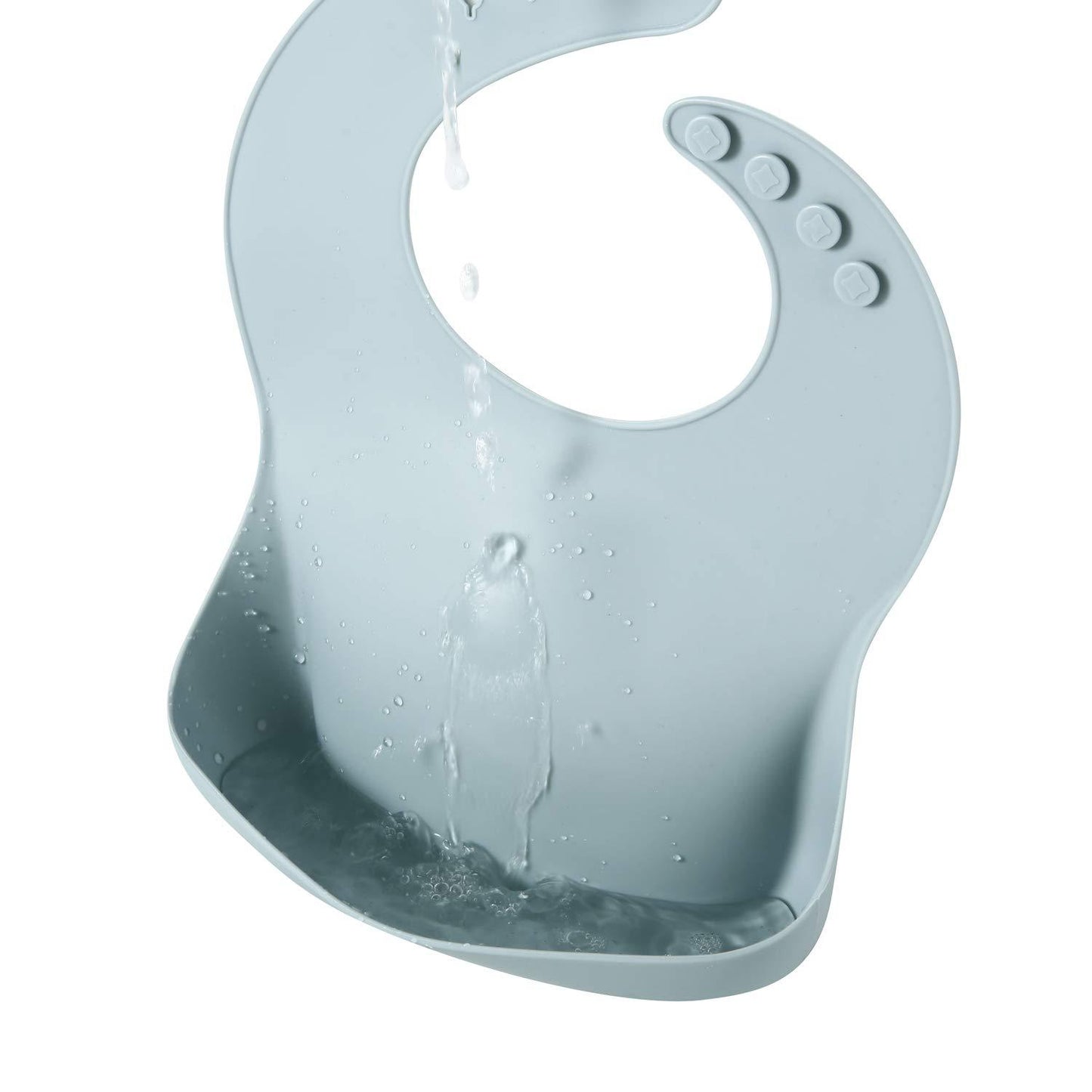 Eco-Friendly Silicone Bibs with Catch Pocket - BPA Free, Dishwasher Safe