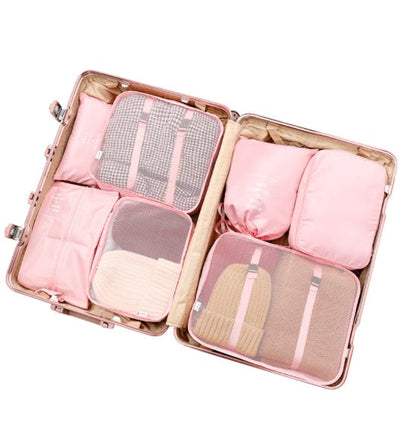 Eco-Friendly Travel and Storage Organizer Set - Light Blue
