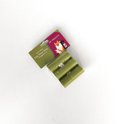 Eco-Friendly Biodegradable Dog Poop Bags - Green Pet Waste Solution