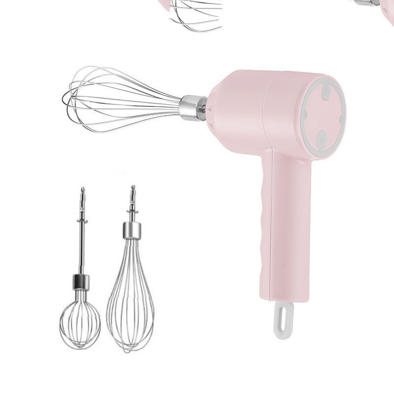 Eco-Friendly Handheld Electric Whisk - Light Green, Energy Efficient Kitchen Tool