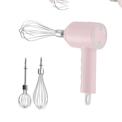 Eco-Friendly Handheld Electric Whisk - Light Green, Energy Efficient Kitchen Tool