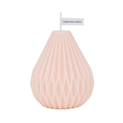 Geometric Pastel Handmade Candles - Eco-Friendly Home Décor