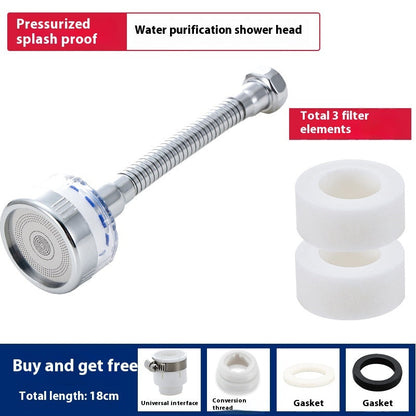 Water-Saving Filter Shower Head for Healthier Skin and Hair
