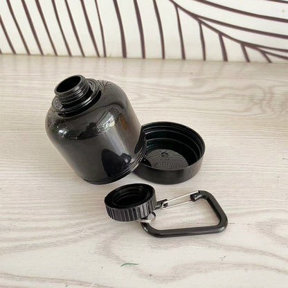 Eco-Friendly Reusable Water Bottles with Carabiner Clips - Portable Hydration Solution