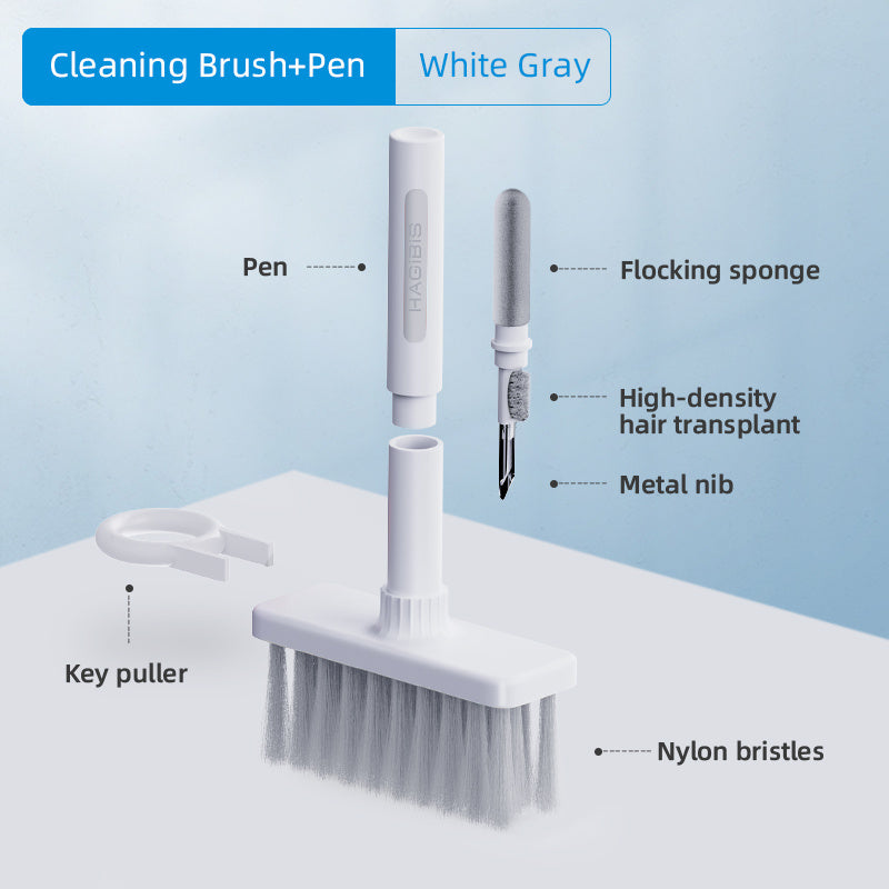 Eco-Friendly Keyboard Cleaning Brush Set - Durable & Multi-Use