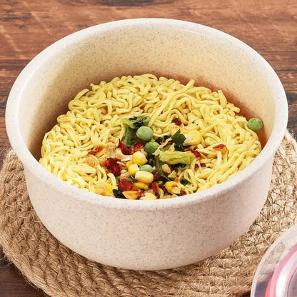 Eco-Friendly Reusable Food Storage Containers - Biodegradable Round Sets