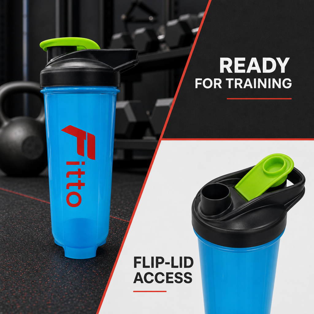 120 Pieces Protein Shaker Bottle with Flip Lid, Blue, 1 Piece