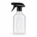 240 Pieces Clear and Black Trigger Spray Bottle, 450 ml, 1 Piece
