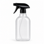 240 Pieces Clear and Black Trigger Spray Bottle, 450 ml, 1 Piece