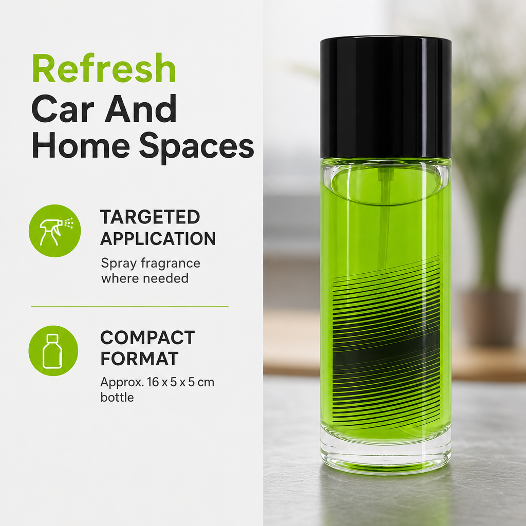 96 Pieces Car & Home Air Freshener Spray, Green, 180 g Bottle