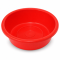 96 Pieces Red Plastic Round Wash Basin, 16 Inch, 1 Piece