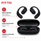 120 Pieces Open Wireless Stereo Earphones with Charging Case, Black, NB-05