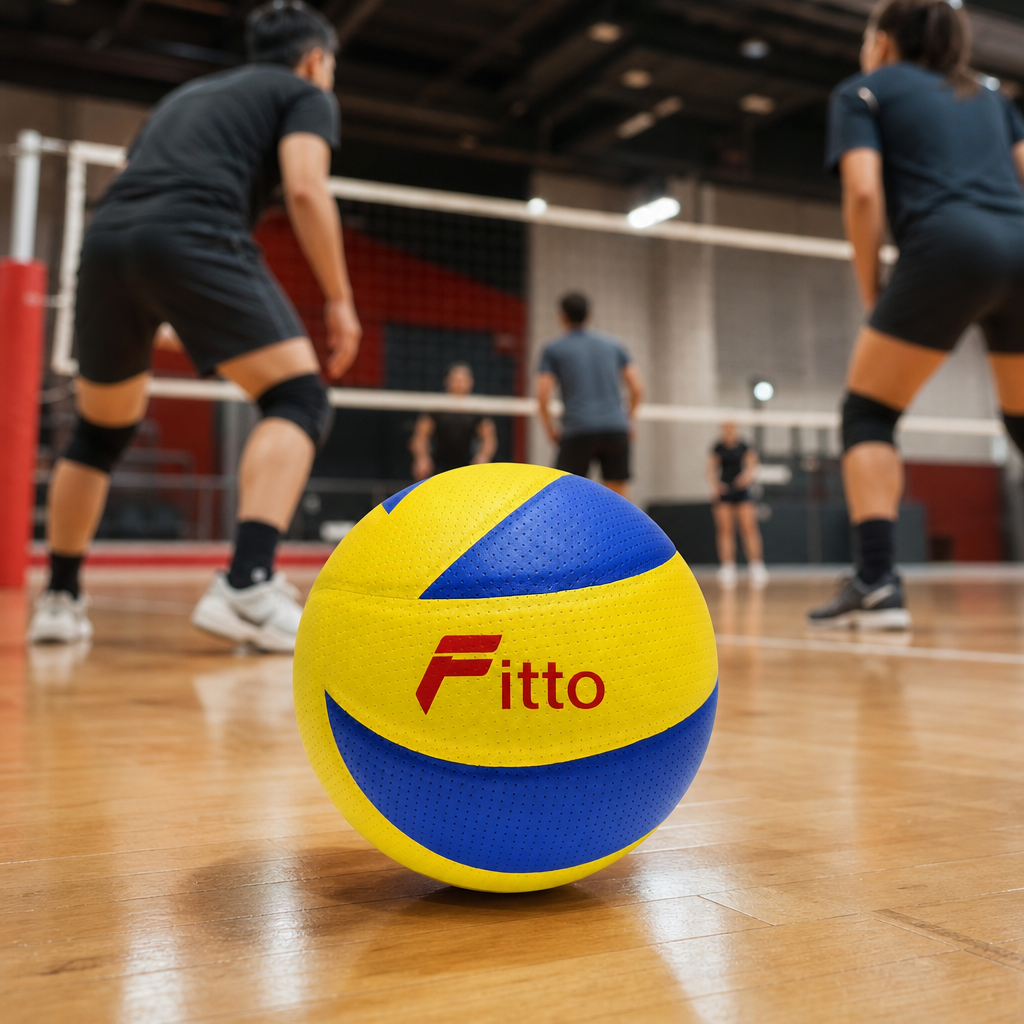72 Pieces Volleyball, Yellow and Blue, Soft-Touch Textured Surface, 21 cm, 270 g