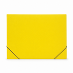 120 Pieces A4 Document Folder with Elastic Cord Closure, Yellow, 34 x 25 x 2 cm, 1 Piece