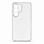 96 Pieces Crystal Clear Magnetic Phone Cases for Galaxy A54 with Ring for Wireless Charging and Raised Camera Protection